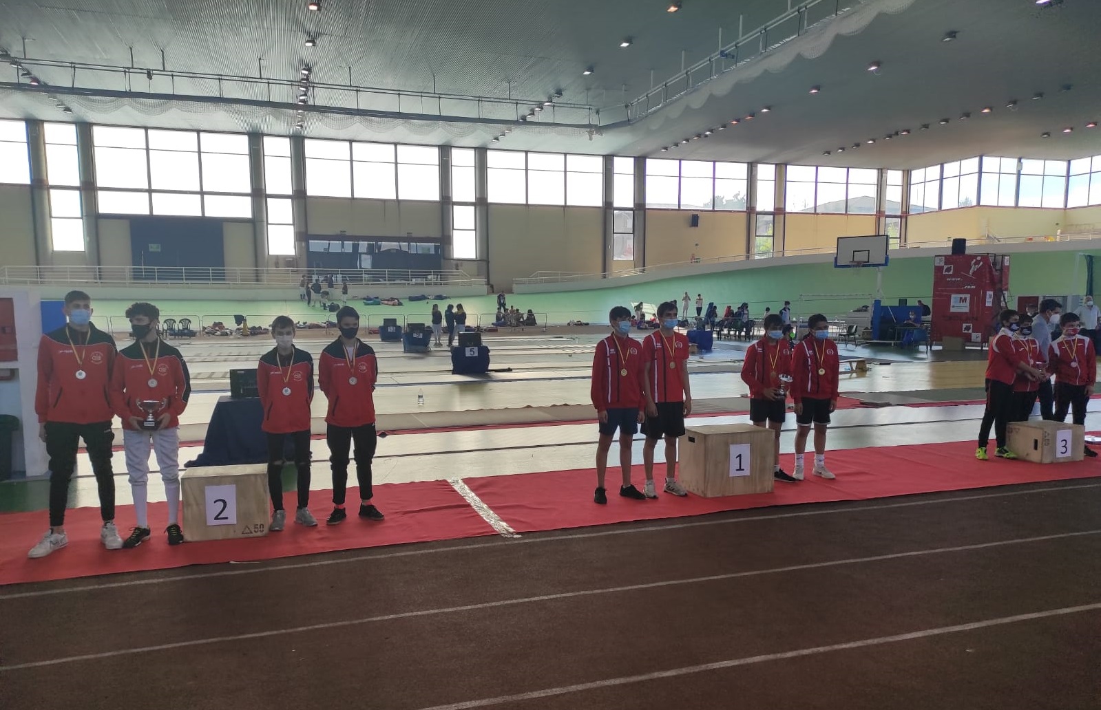 Gran resultado del Club Navarro de Esgrima en el Campeonato de España M15
